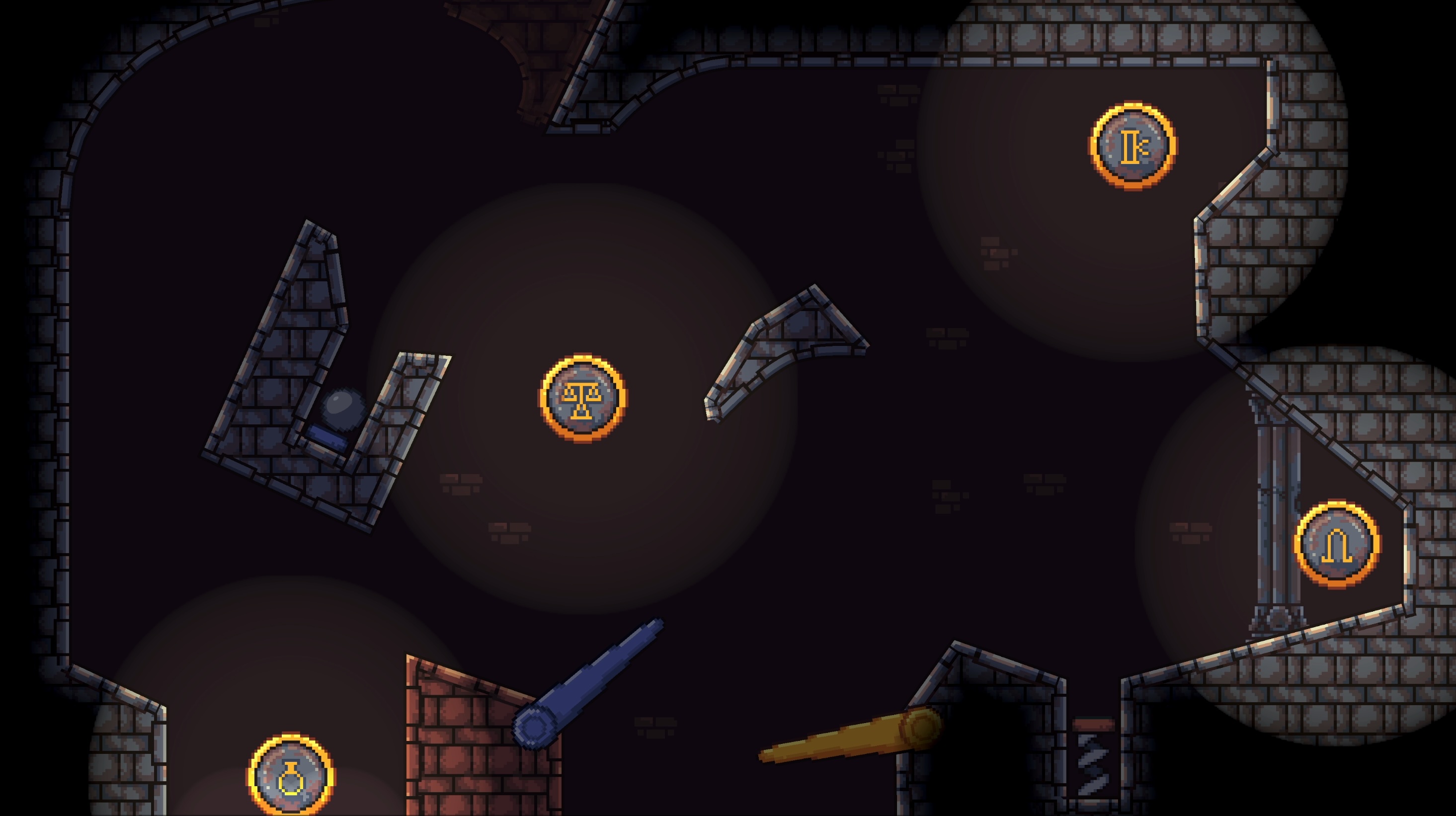 Fallosophy screenshot inside a cathedral-like space